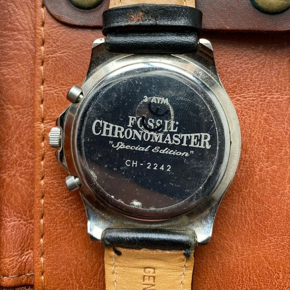 1996 FOSSIL CHRONOMASTER WATCH CH-2242